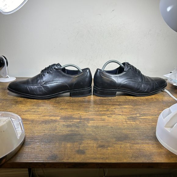 Cole Haan Lenox Hill Split Toe Oxford‎ Black Shoes Men's Size 10.5 M - Picture 4 of 8